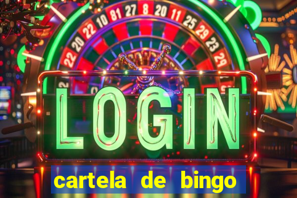 cartela de bingo cha de panela